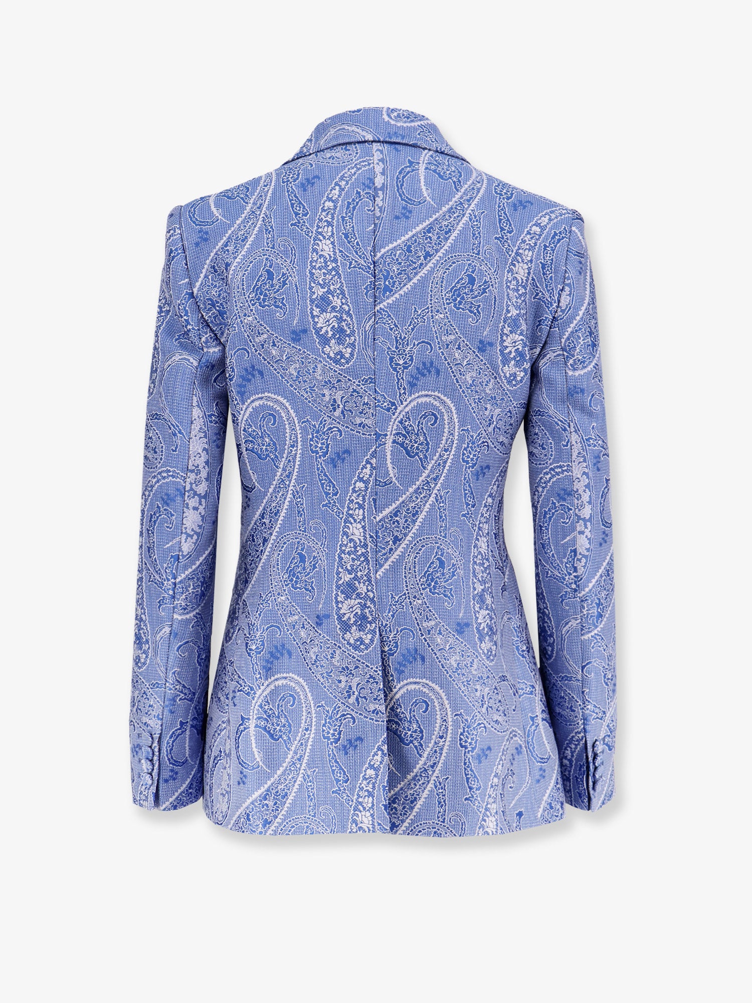 Etro Silk blend single-breasted blazer, view 2