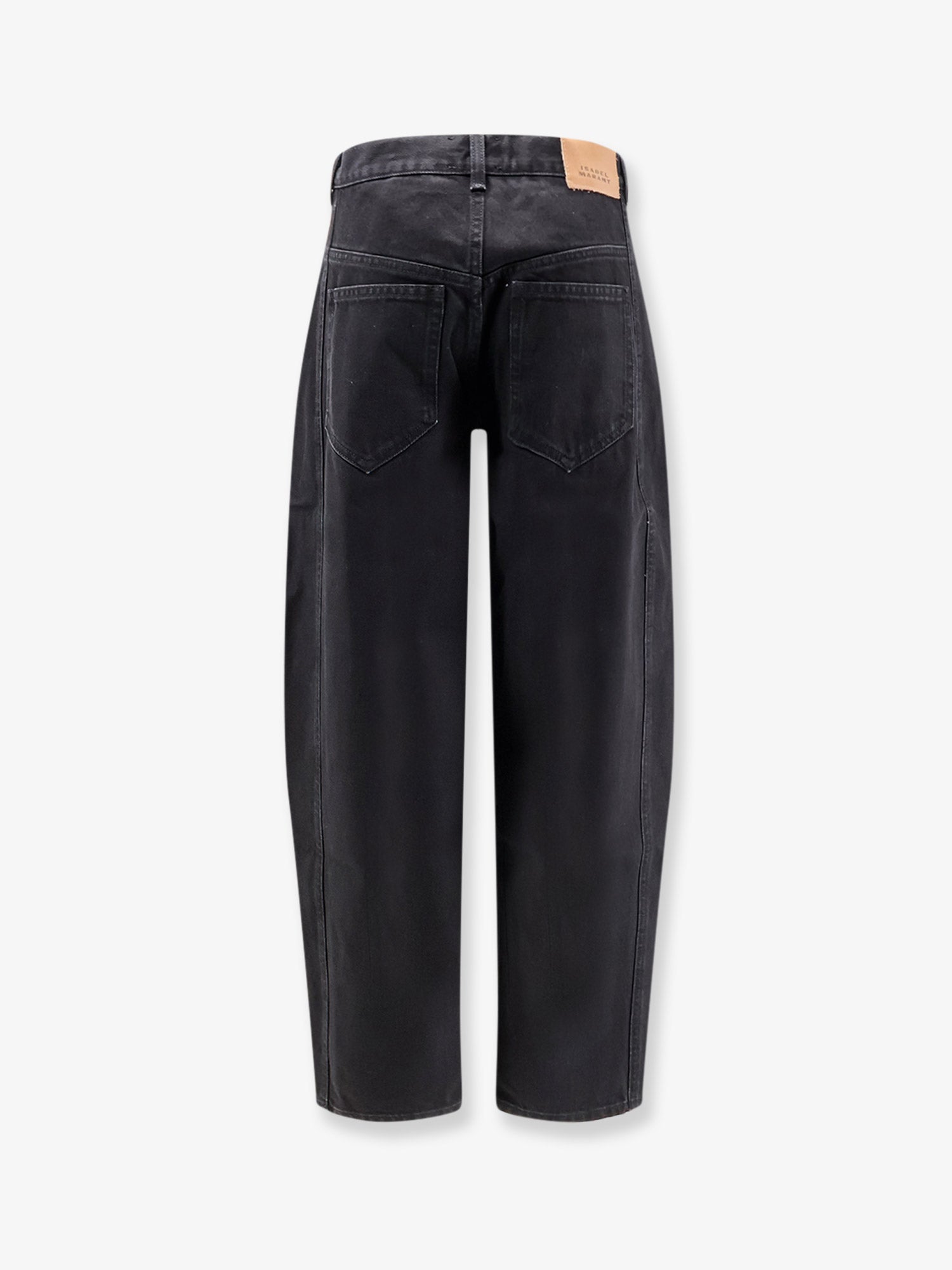 Isabel Marant Oriane black denim trousers, view 2