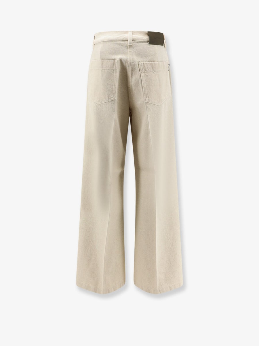 ASPESI Denim trousers with back logo patch, view 2