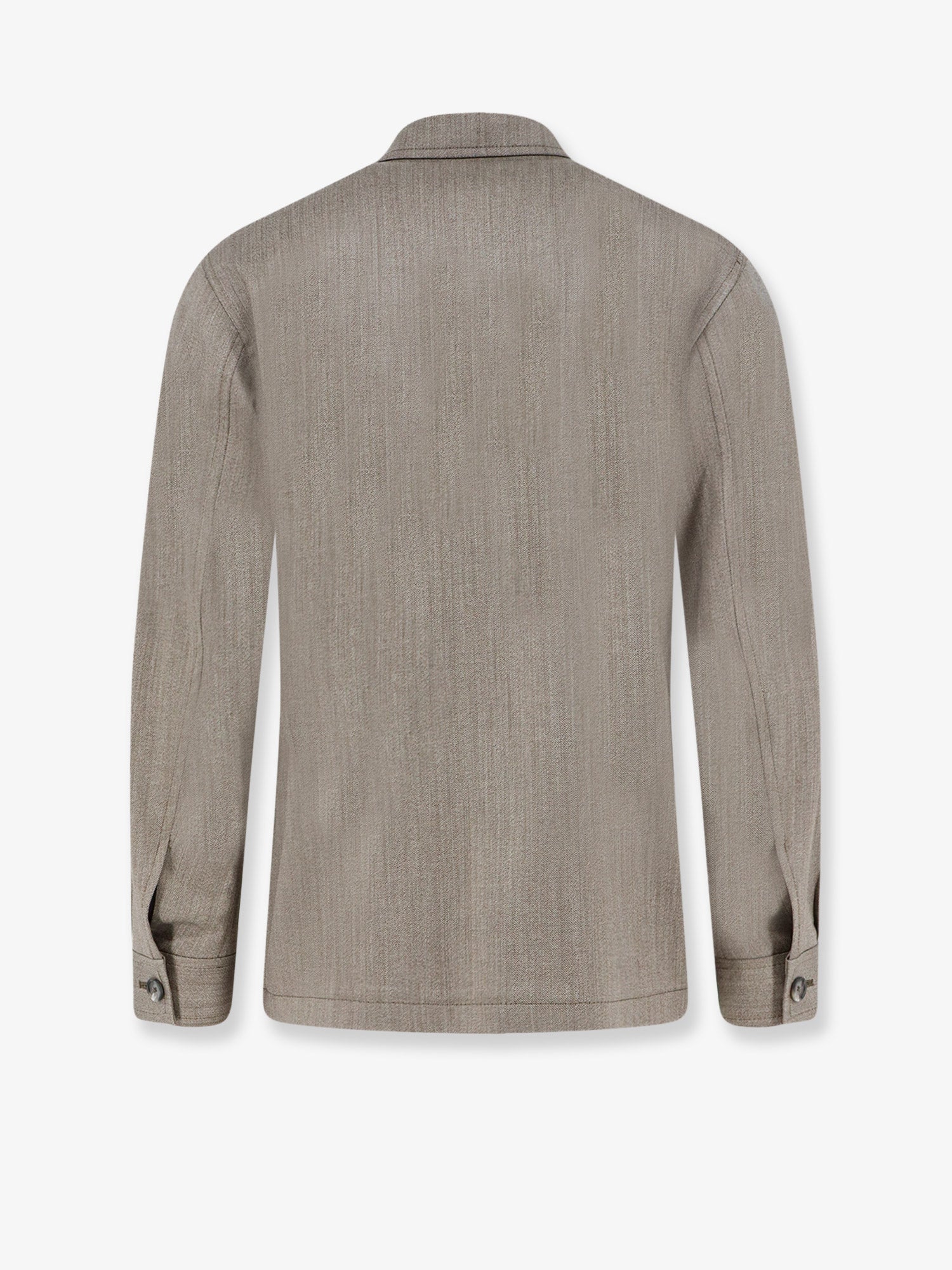 Tagliatore Calvin stretch wool shirt/jacket, view 2