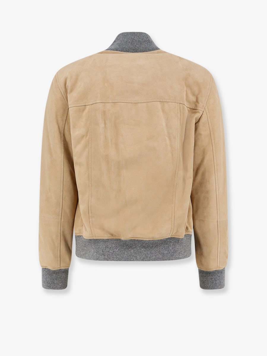 Brunello Cucinelli Padded suede jacket, view 2