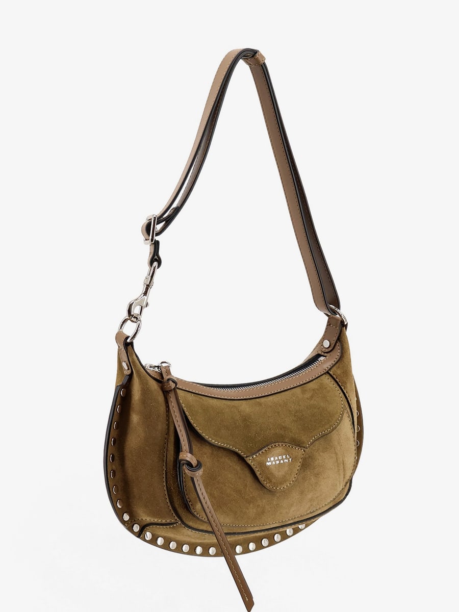 Isabel Marant Oskan Moon suede shoulder bag, view 3