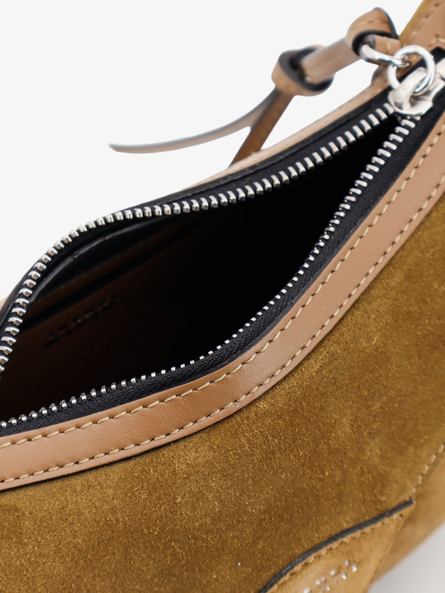 Isabel Marant Oskan Moon suede shoulder bag, view 4