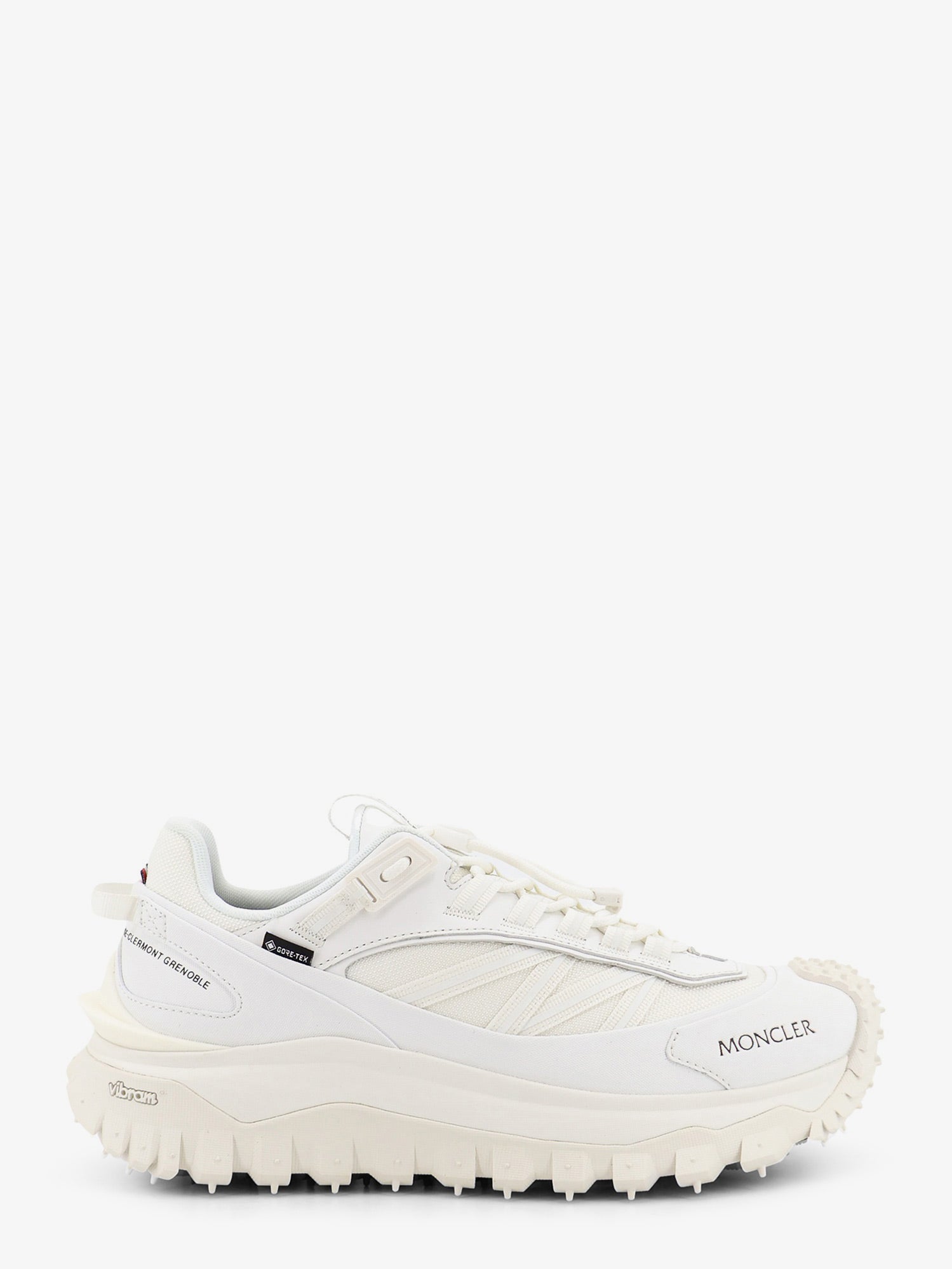 Moncler Trailgrip GTX nylon and leather sneakers with Goretex inserts
