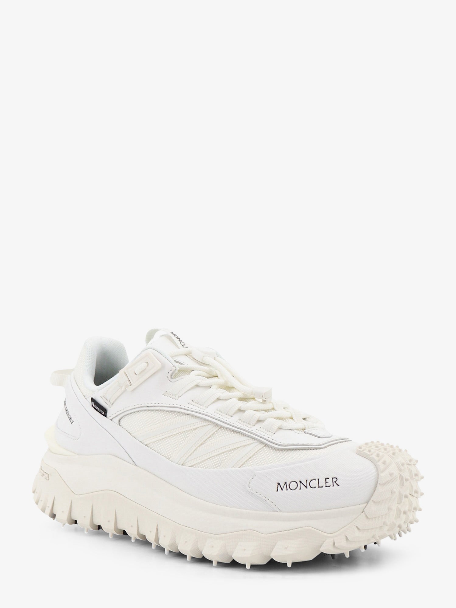 Moncler Trailgrip GTX nylon and leather sneakers with Goretex inserts, view 2