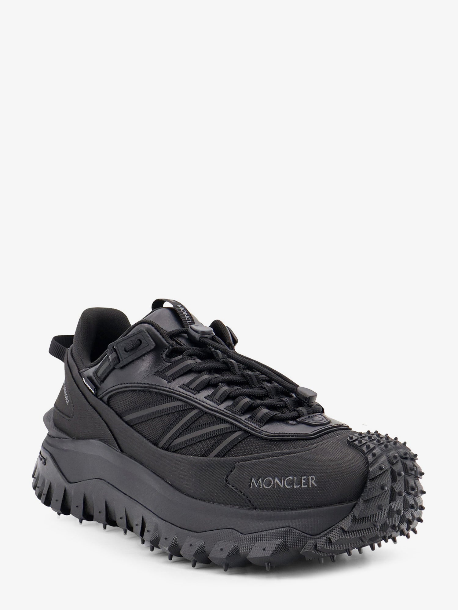 Moncler Trailgrip GTX nylon and leather sneakers with Gore-Tex inserts, view 2