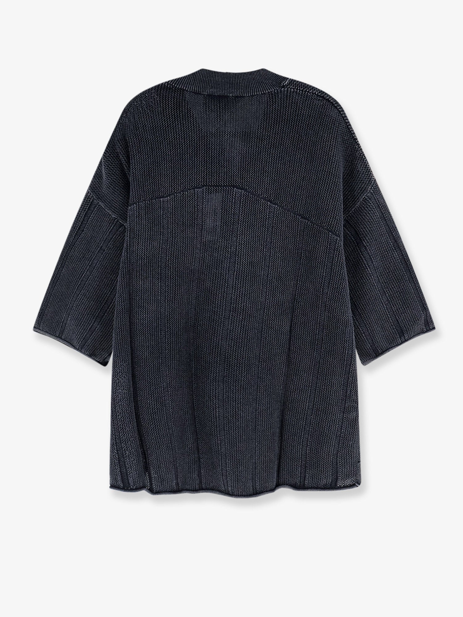 REPRESENT Cotton sweater with logo patch on the bottom, view 2