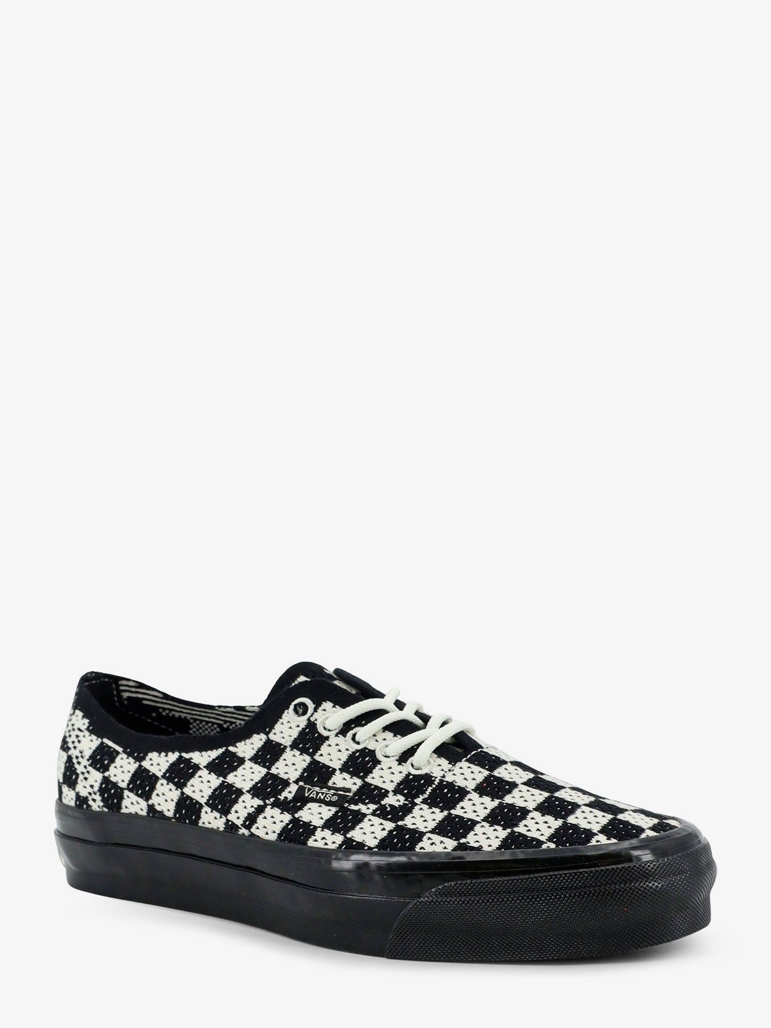 VANS LX Authentic 44 fabric sneakers with a checkerboard pattern, view 2