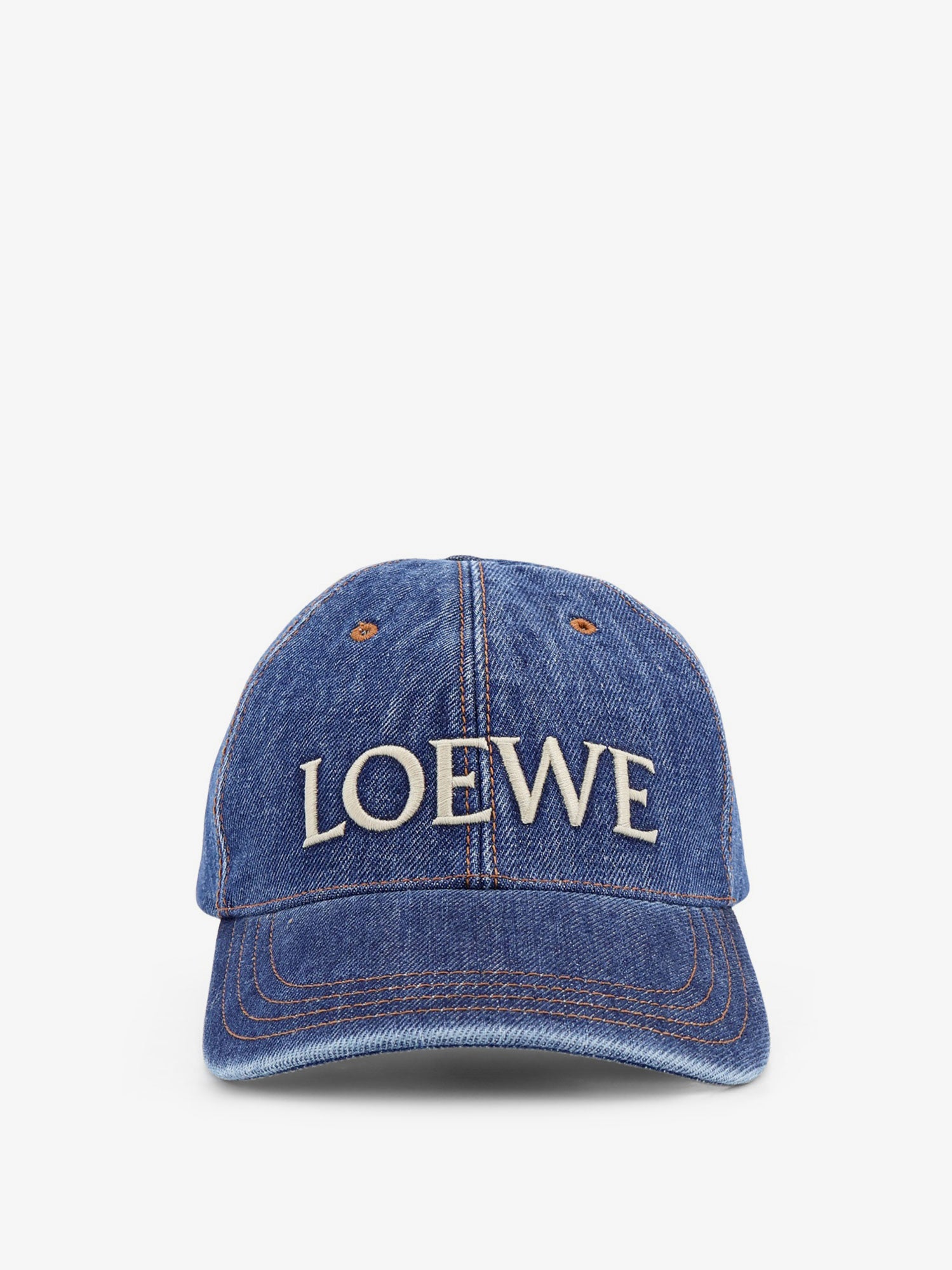 Loewe Paula's Ibiza blue denim hat