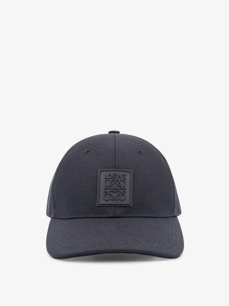 Loewe Cotton hat with rubber Anagram logo patch