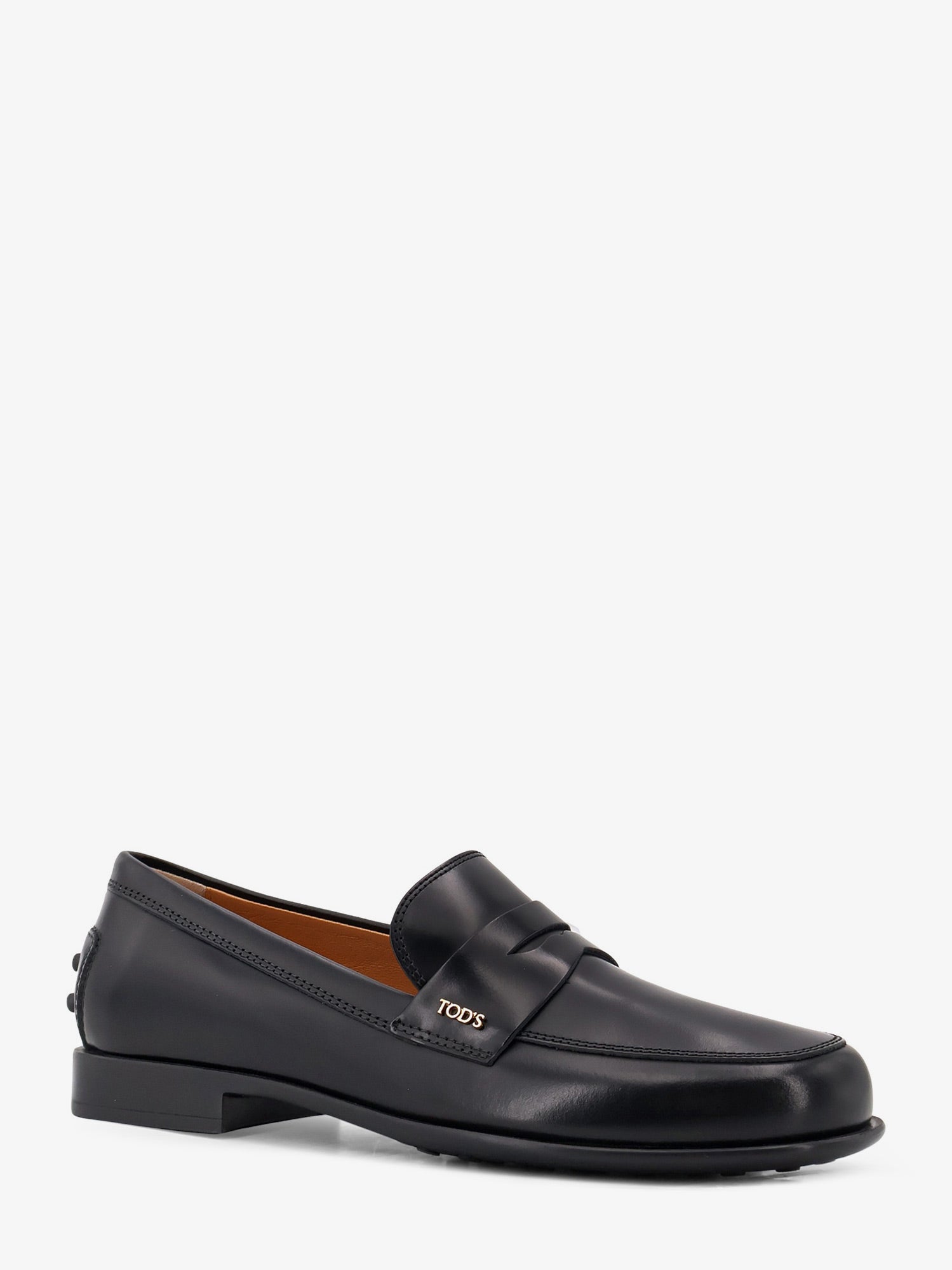 Tod's Leather loafers with Gommini detail on the back, view 2