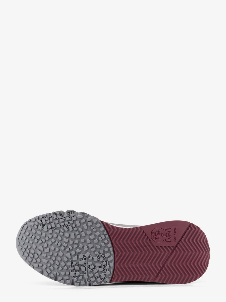 Brunello Cucinelli Suede sneakers with leather inserts, view 4