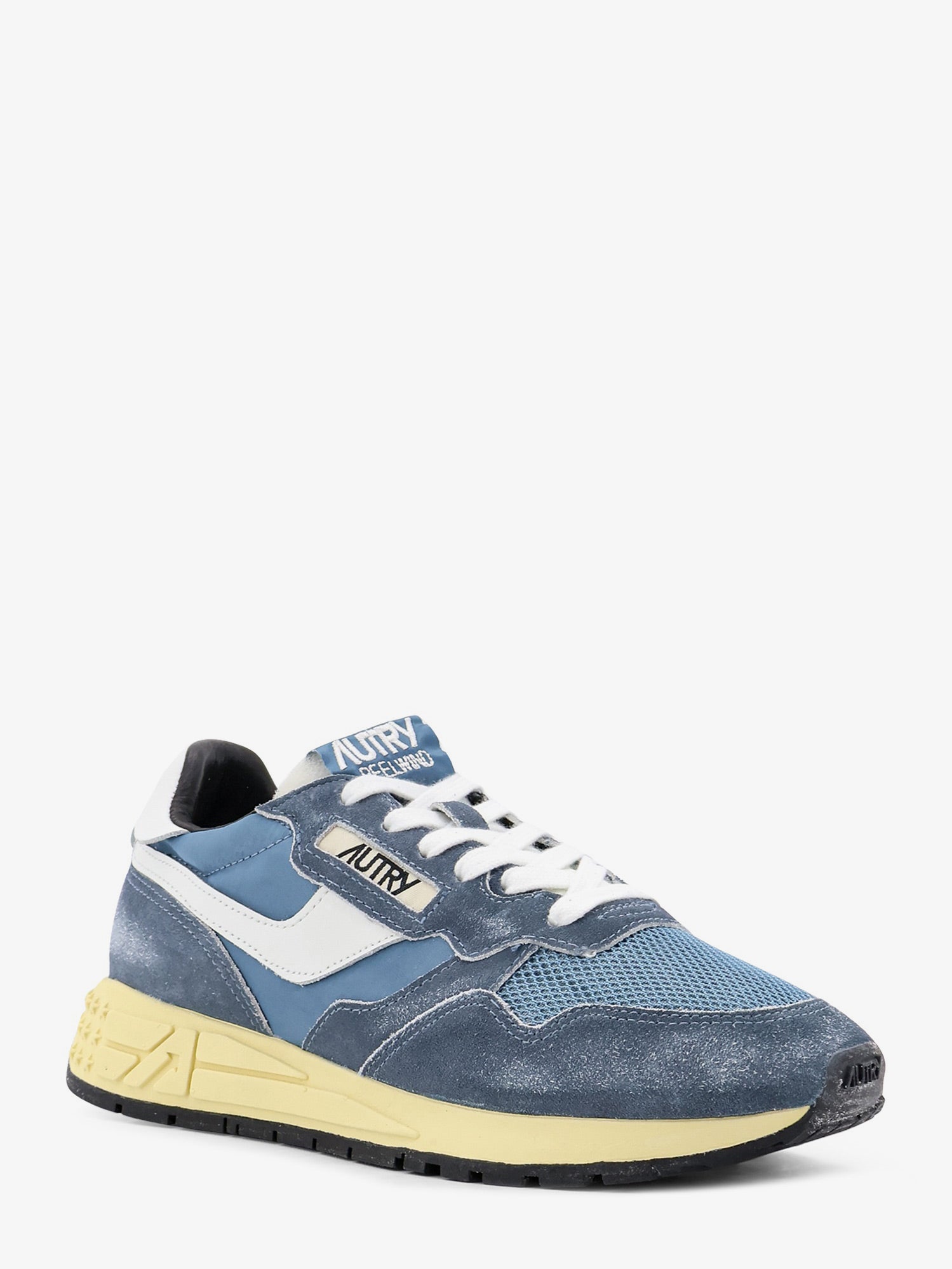Autry Reelwind Low mesh and suede sneakers, view 2
