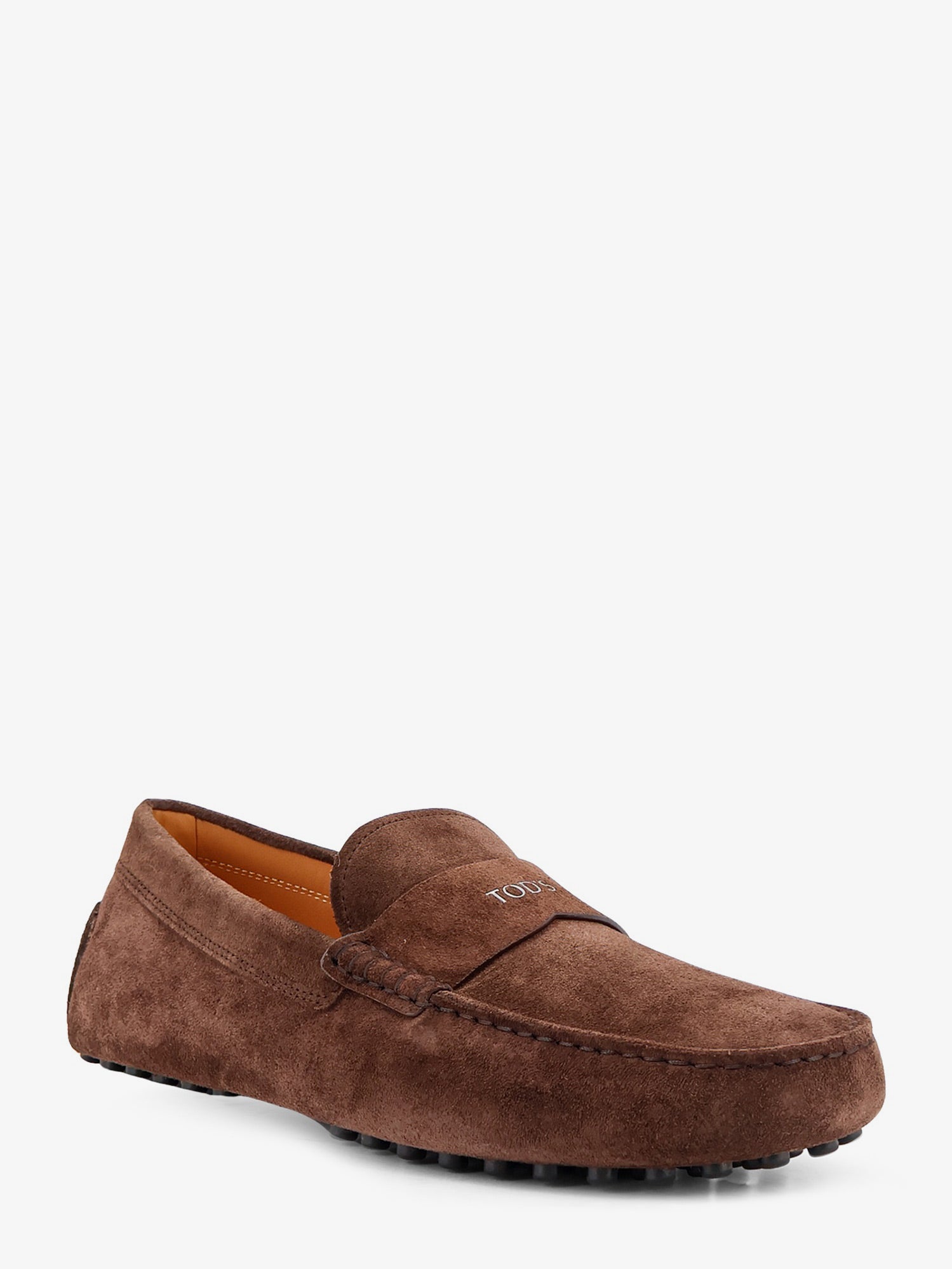 Tod's Suede loafers with Gommini detail on the back, view 2