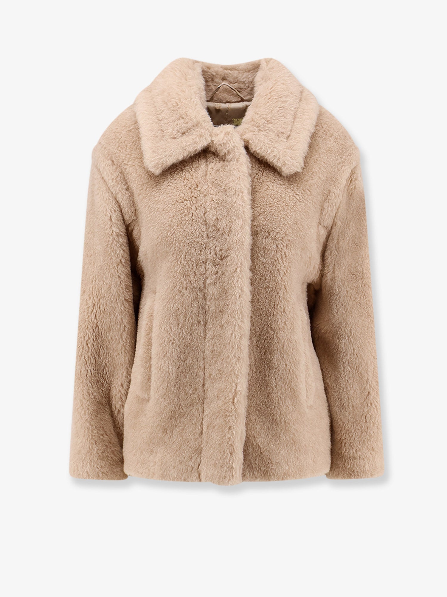 Max Mara Mxmtritone alpaca, virgin wool and silk jacket