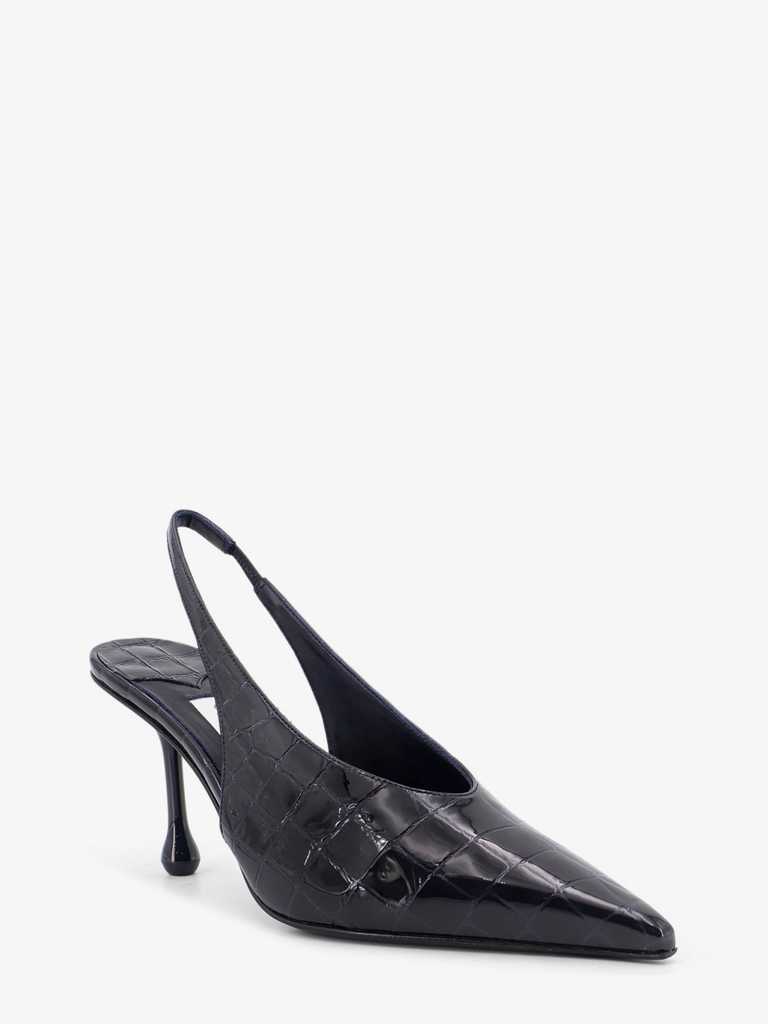 Jimmy Choo Patent leather pumps with crocodile print, view 2