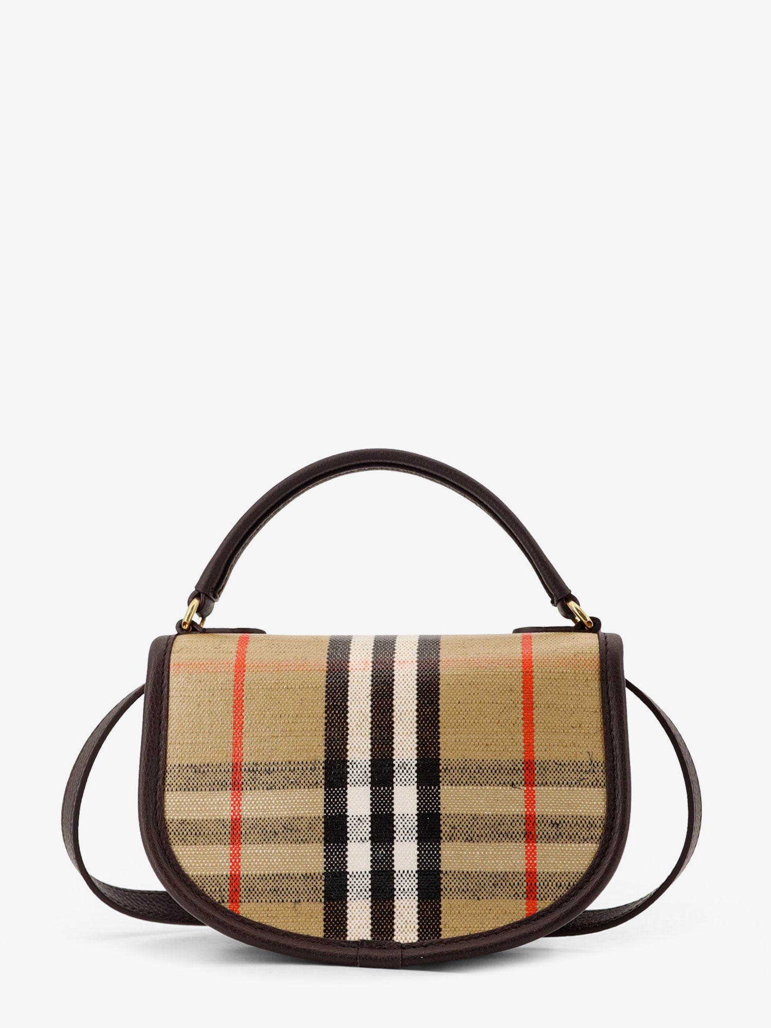 Burberry Highlands crossbody bag with iconic Check pattern, view 2