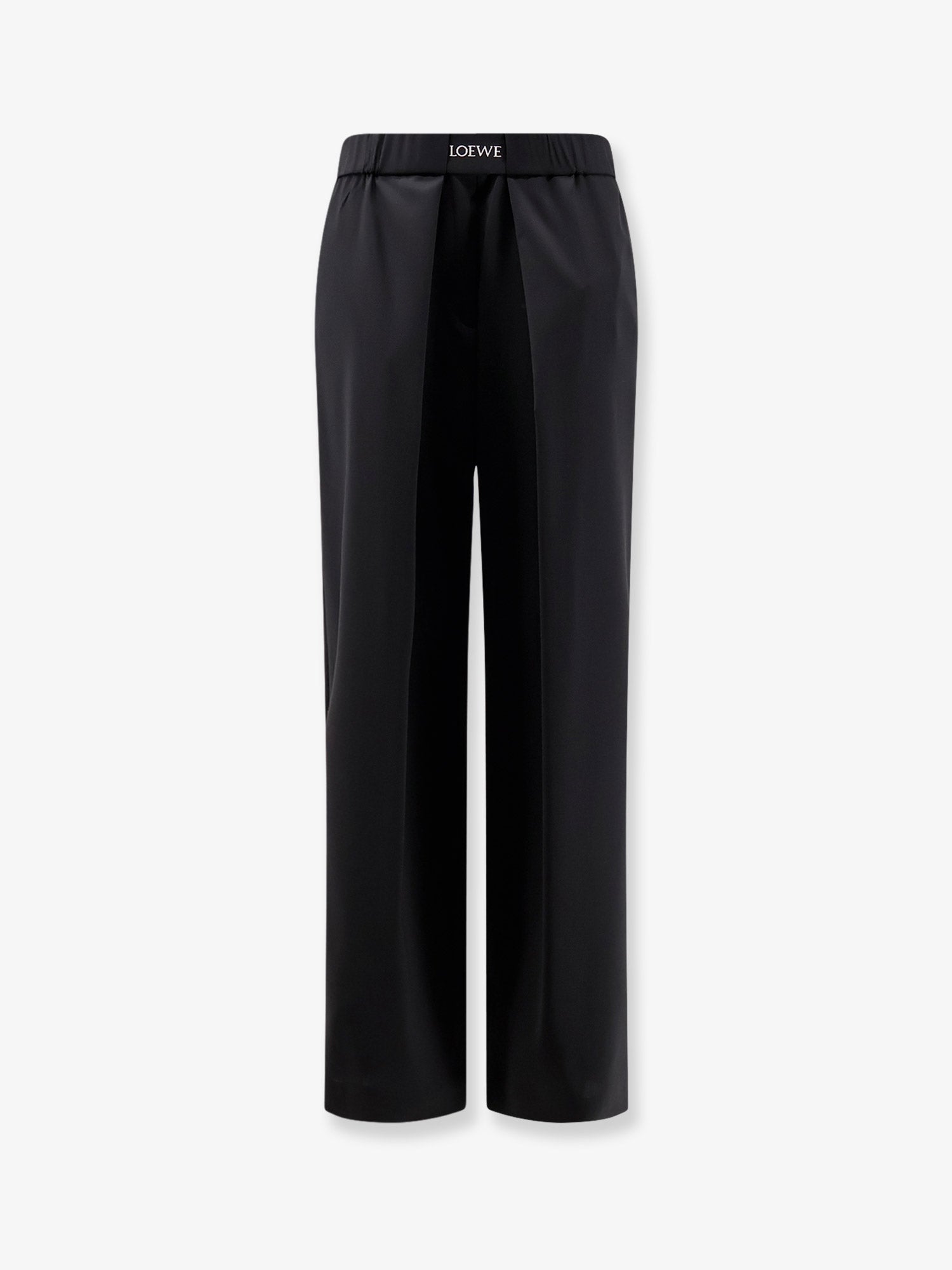 Loewe Wool trousers with Logo detail