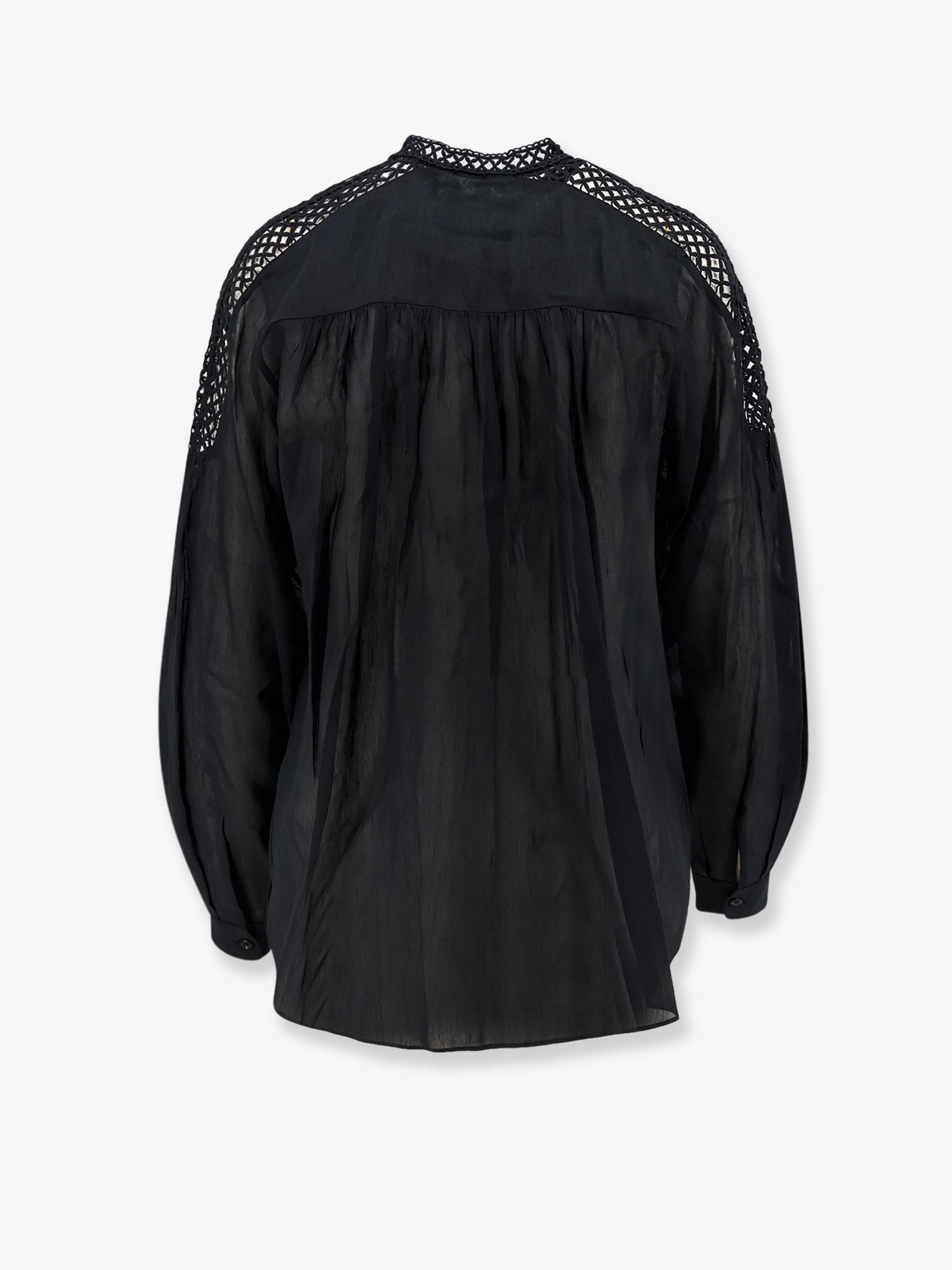 MARANT ETOILE Polda viscose and linen shirt, view 2