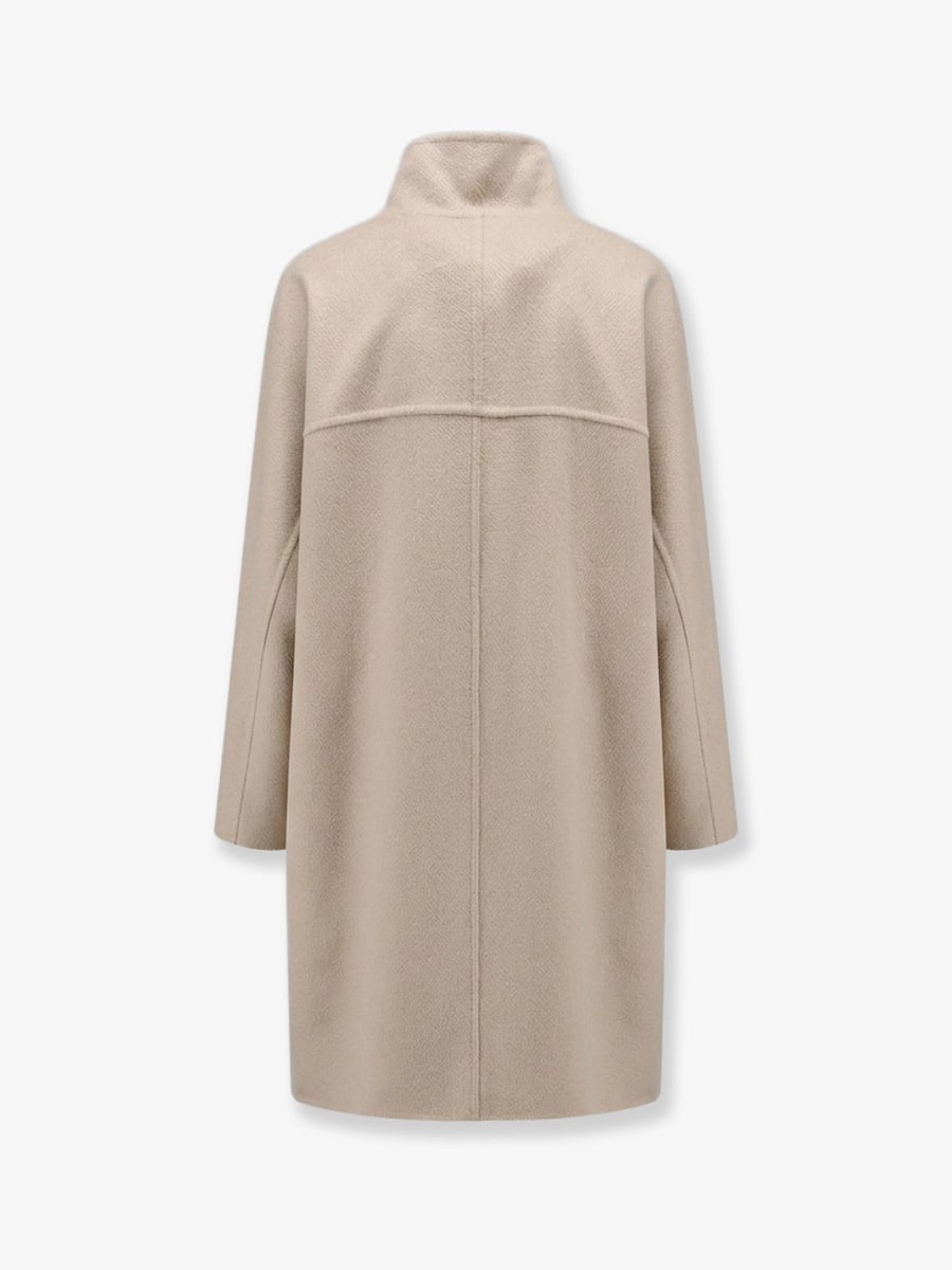 Alaïa Asymmetrical cashmere coat, view 2