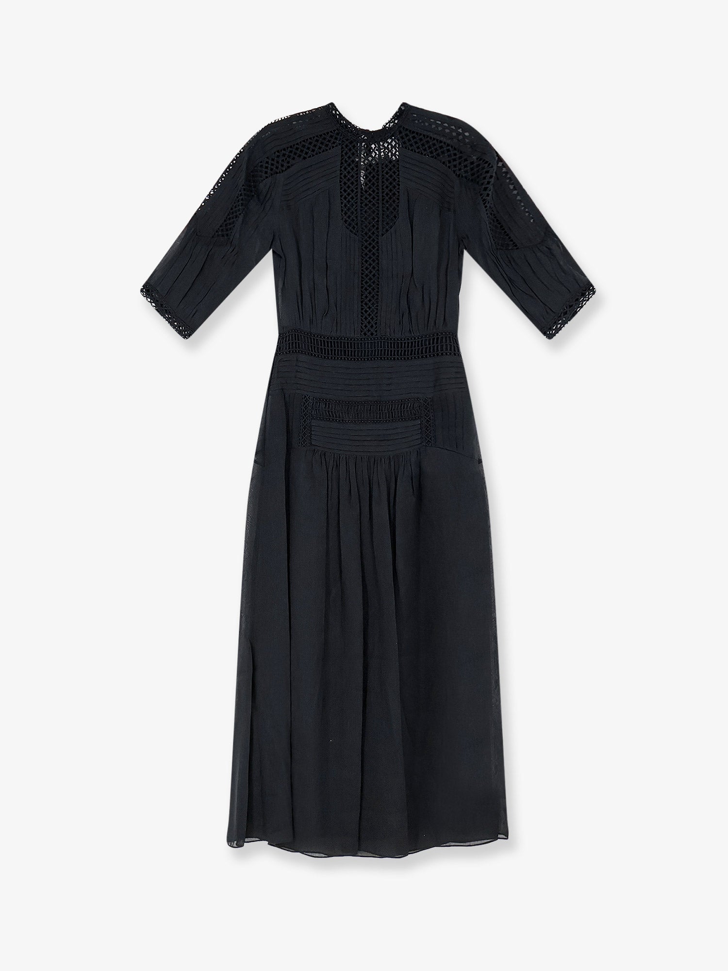 MARANT ETOILE Pamena viscose and linen dress