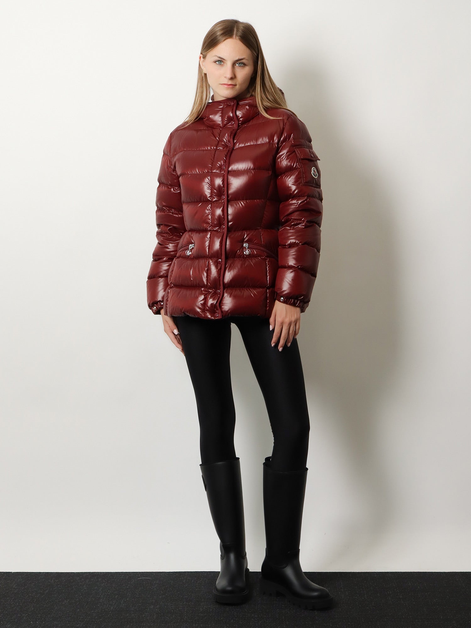 Moncler Barante hooded down jacket, view 2