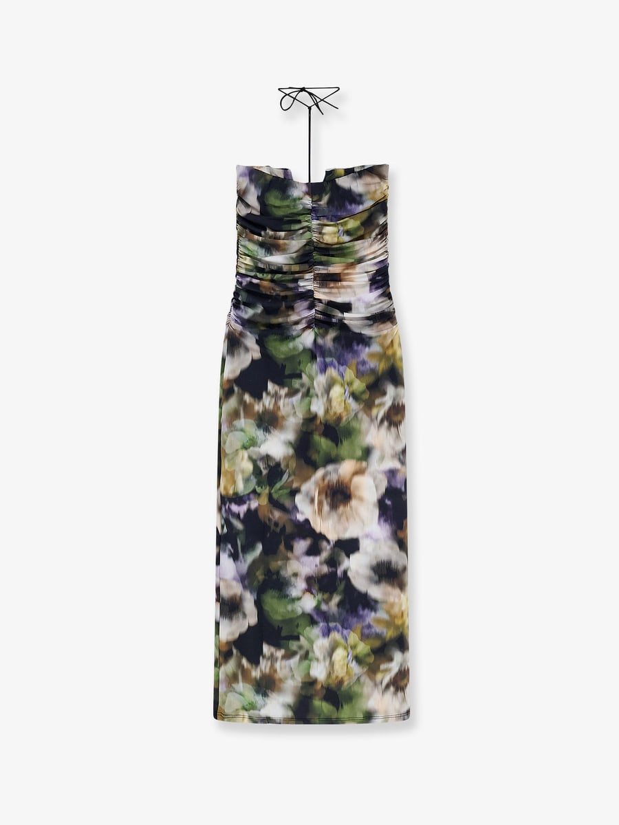 AMAZUÌN Natalie multicolor jersey dress, view 2