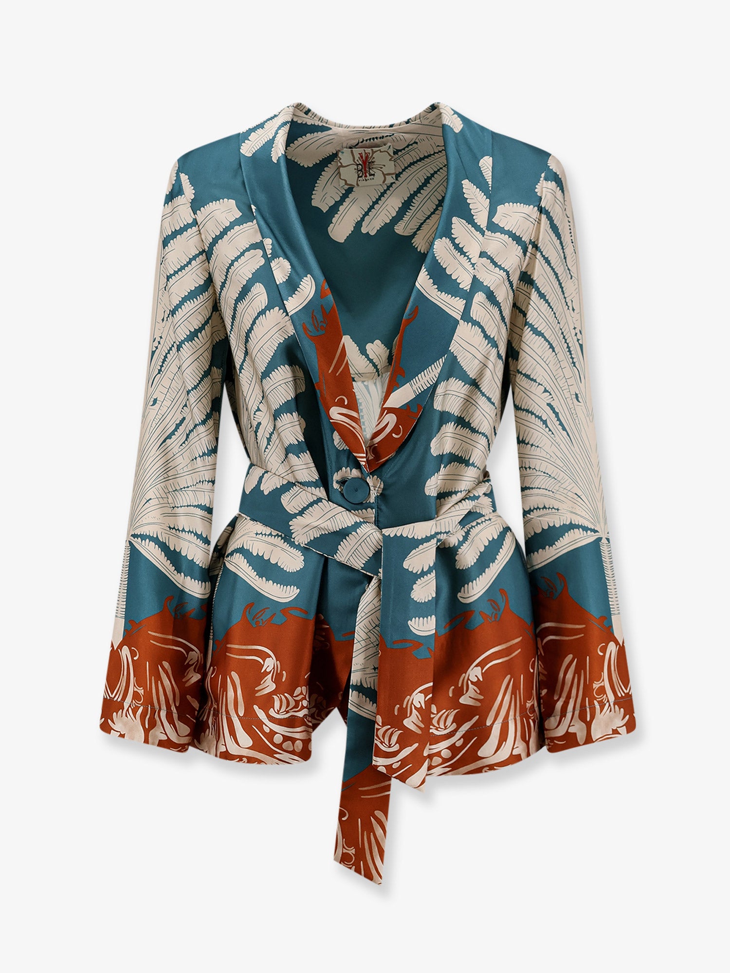 BYE FIRENZE Palma viscose and rayon blazer