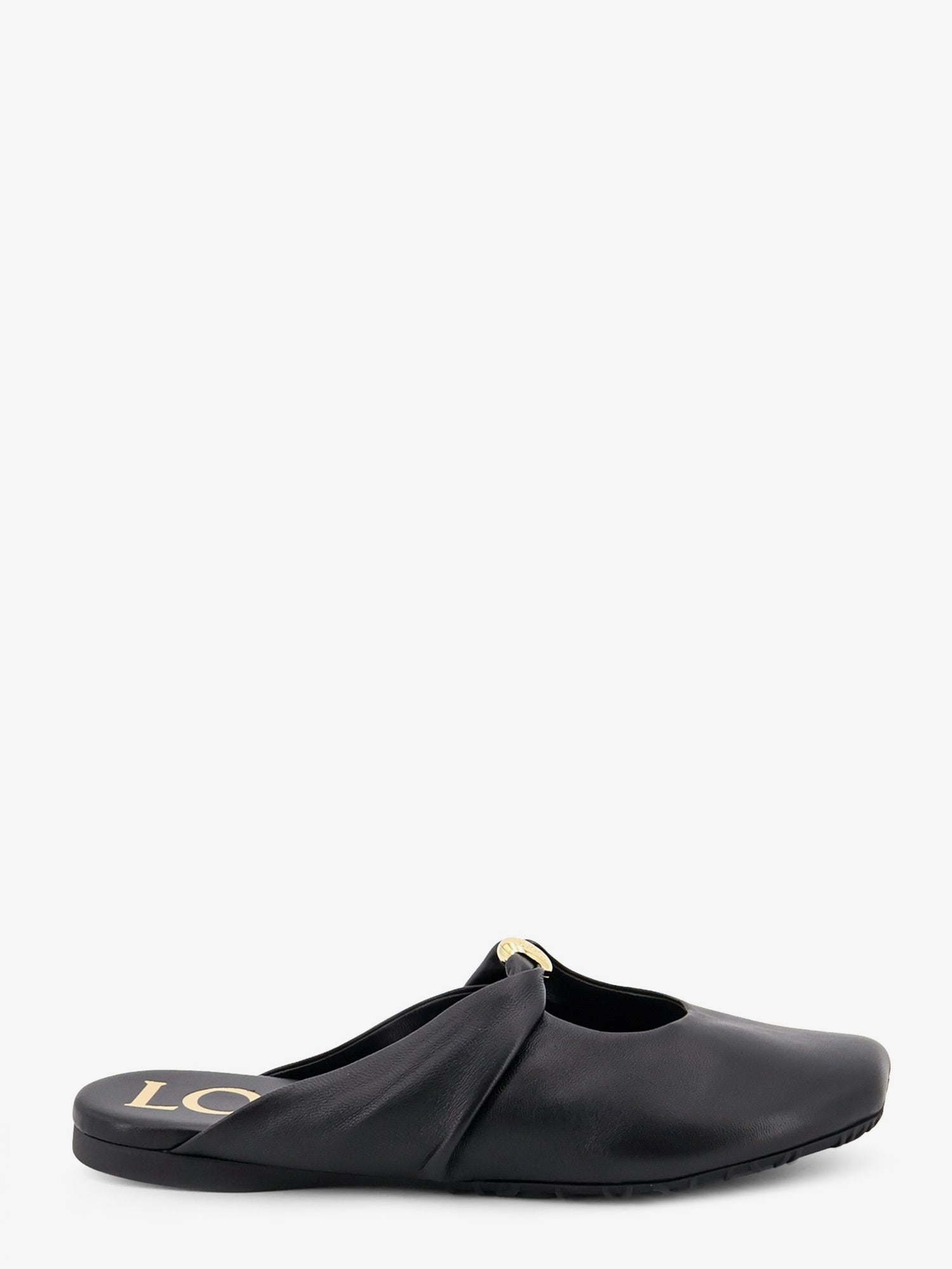 Loewe Pebble Soft low leather sandals