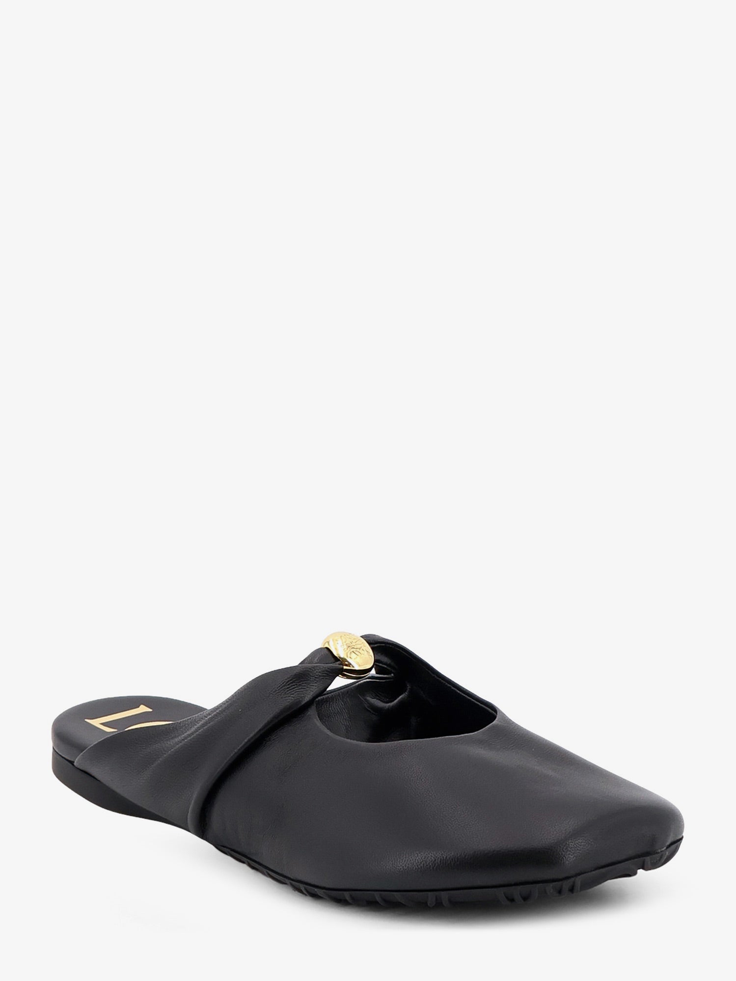 Loewe Pebble Soft low leather sandals, view 2