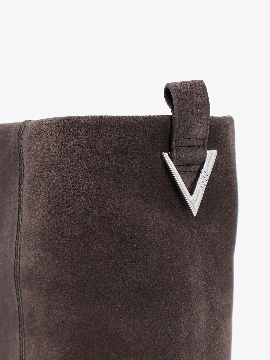 The Attico Robin suede boots, view 4