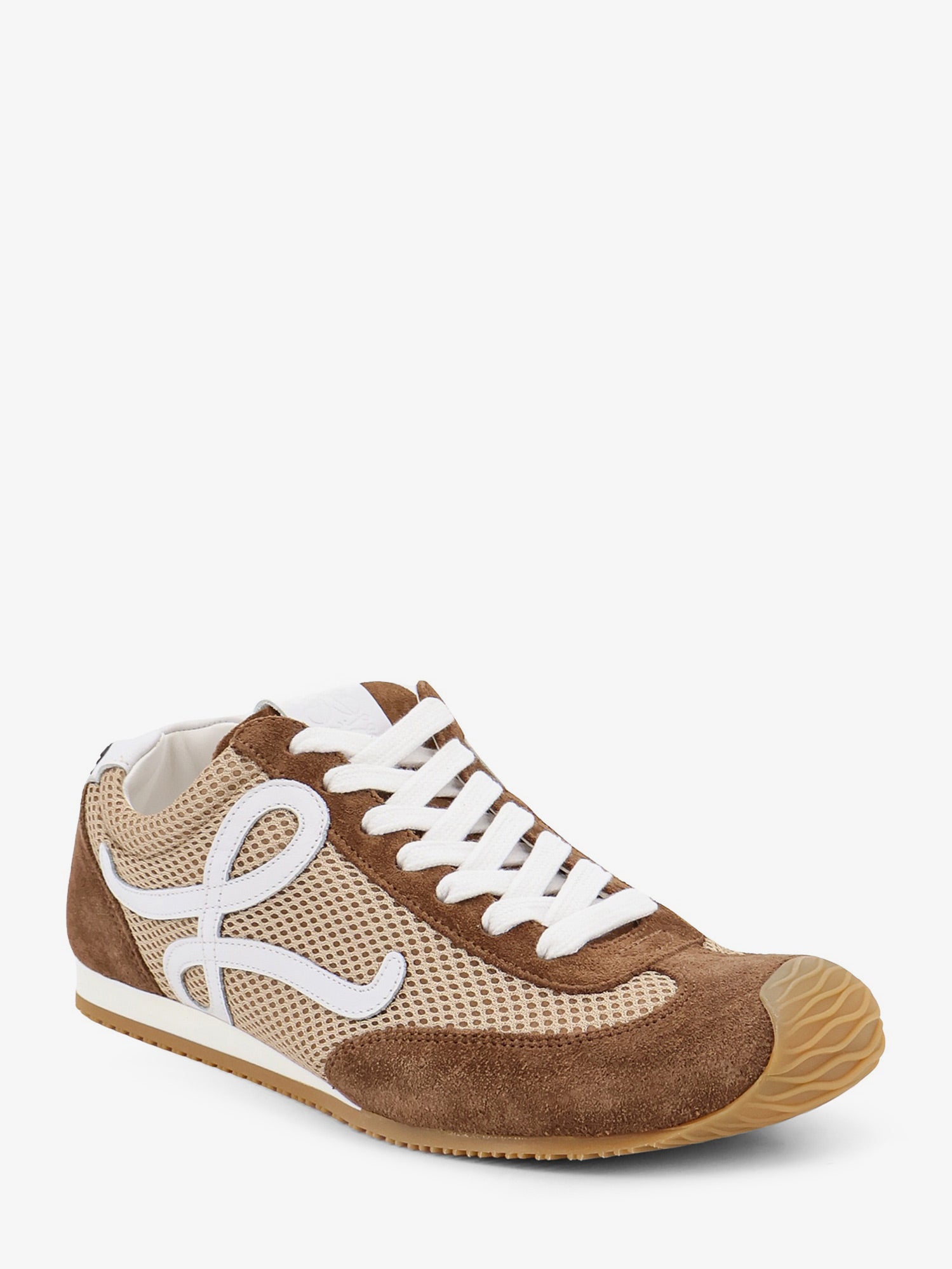 Loewe Ballet Runner 2.0 sneakers in nylon and suede with side logo, view 2