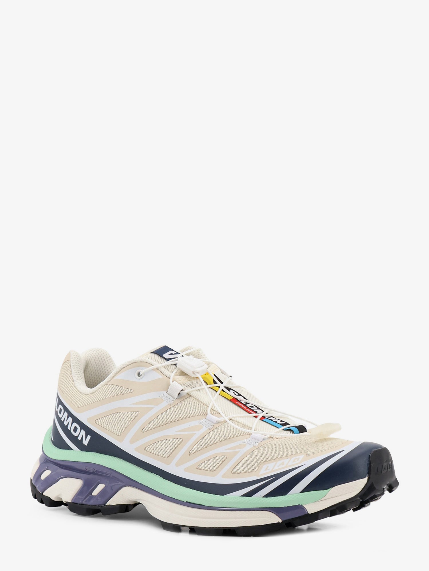 SALOMON XT-6 nylon sneakers with side logo print, view 2