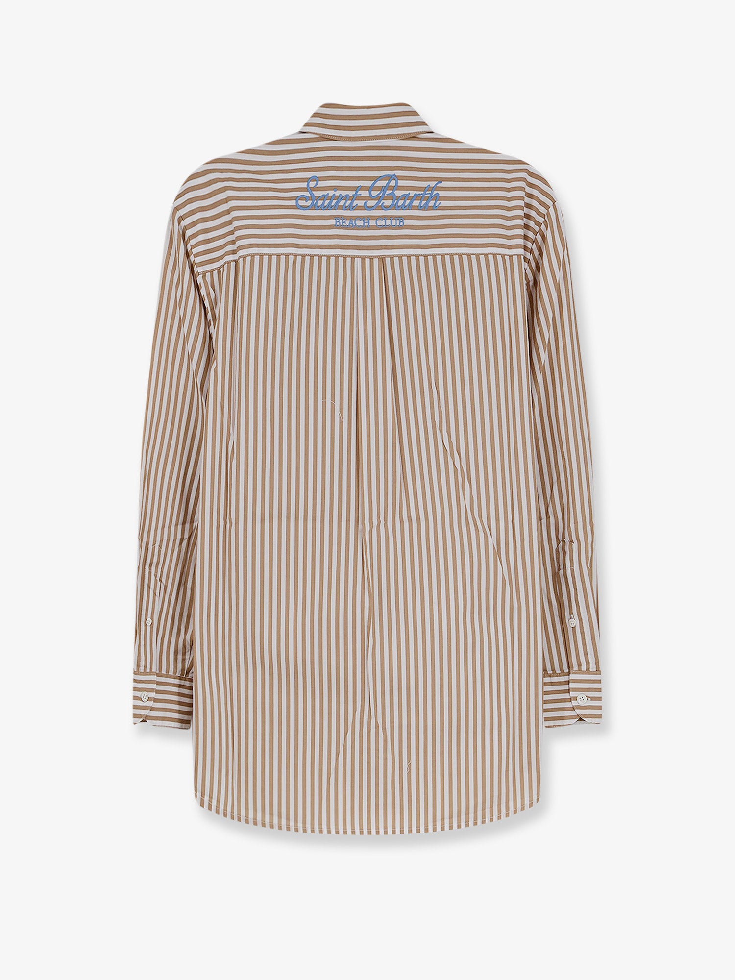 MC2 SAINT BARTH Brigitte striped cotton shirt, view 2