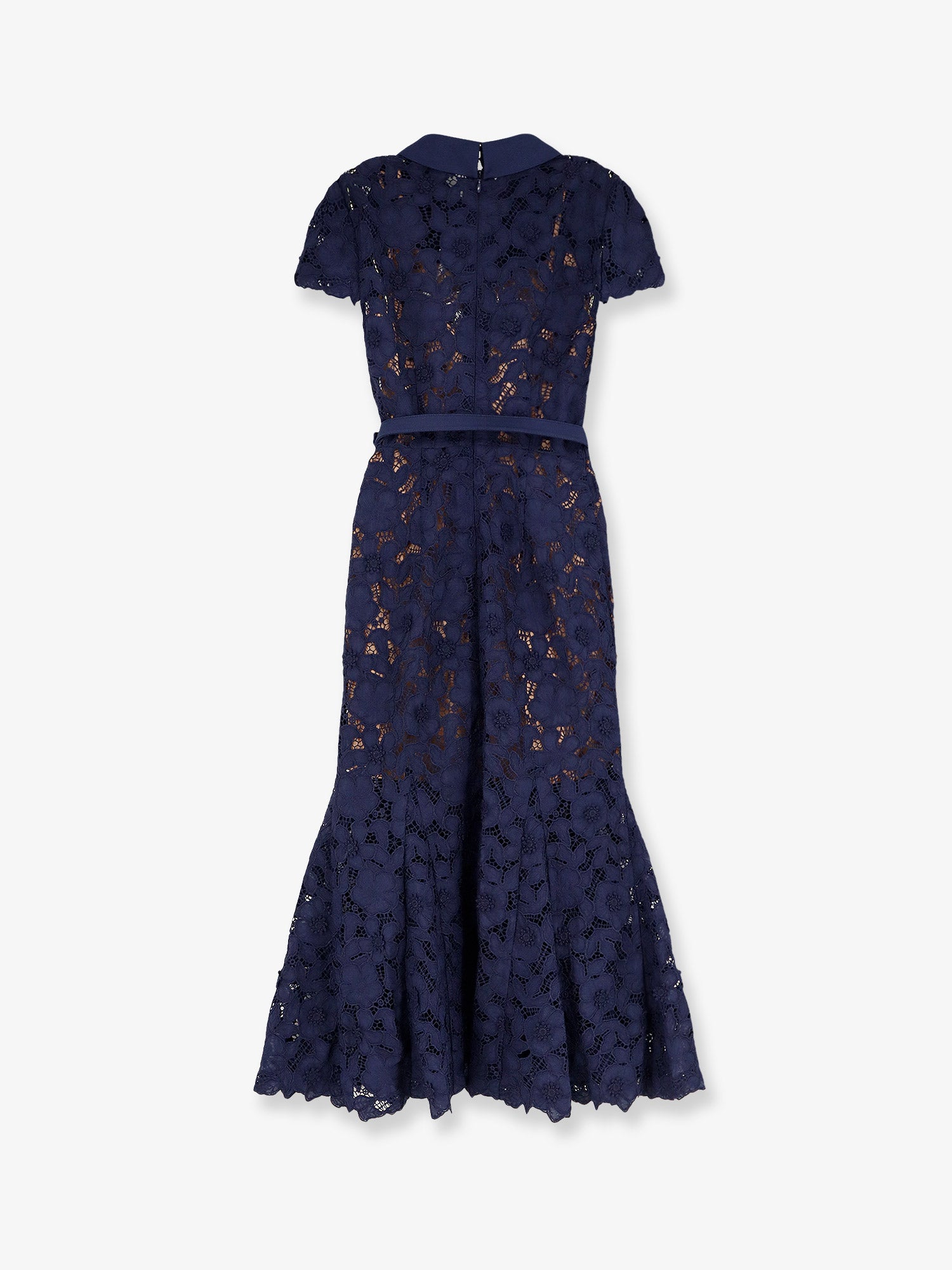 self-portrait Lace long dress, view 2