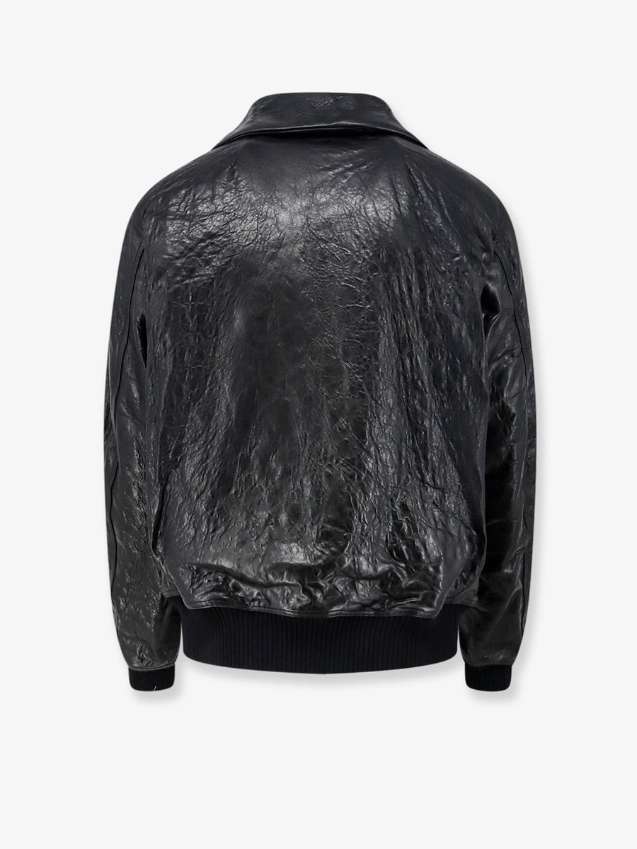 Rick Owens Dracuflight leather jacket, view 4