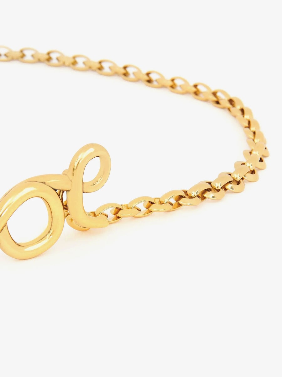 Chloé Chloé Iconic brass belt, view 2