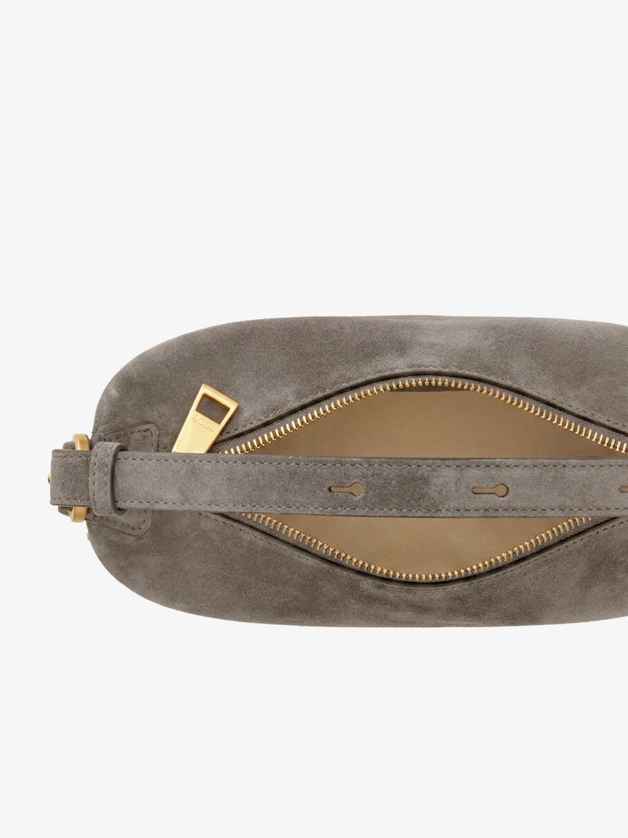 Tod's Mini Bag Metal Dots suede crossbody bag, view 5