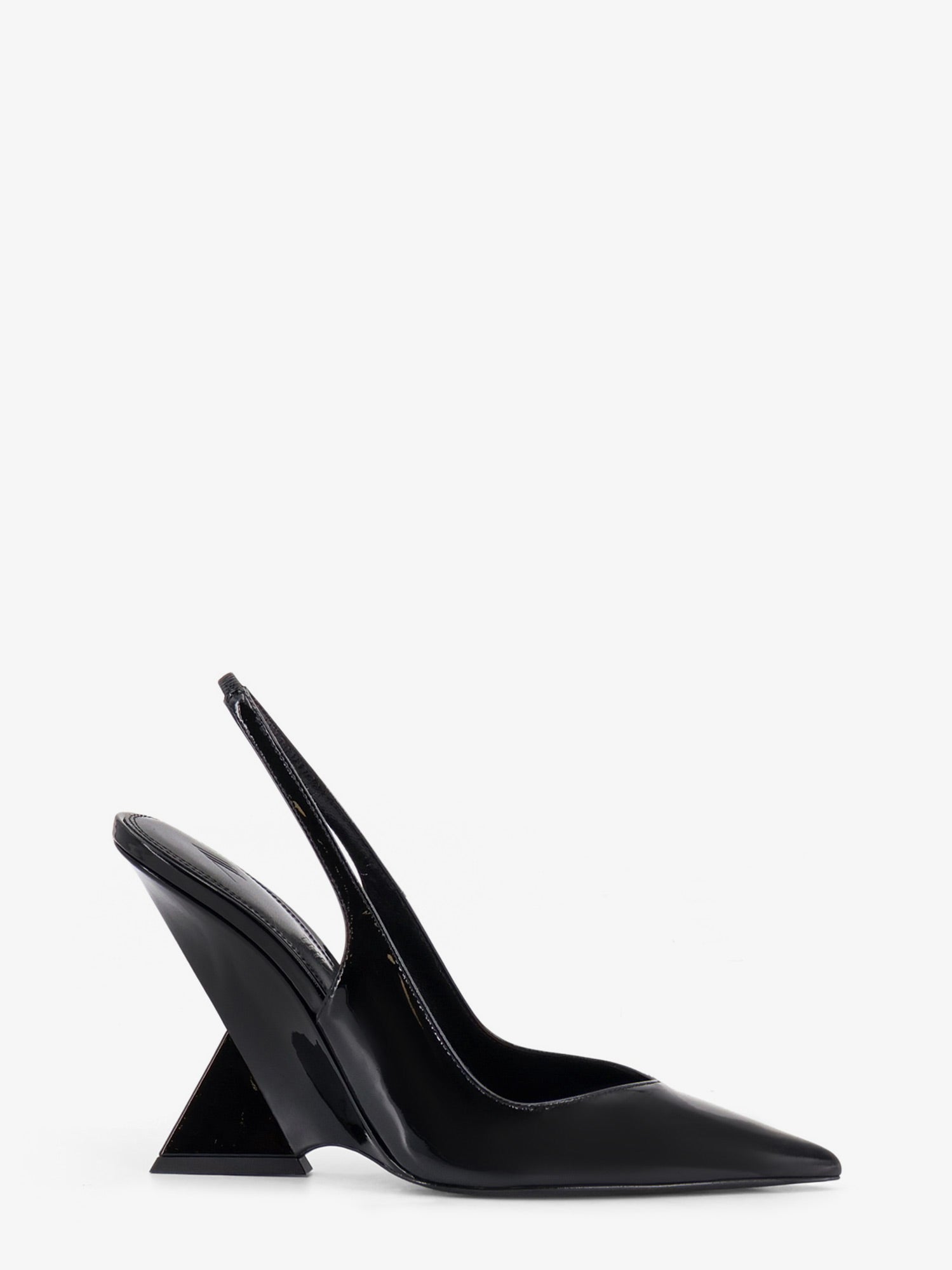 The Attico Cheope patent leather décolleté