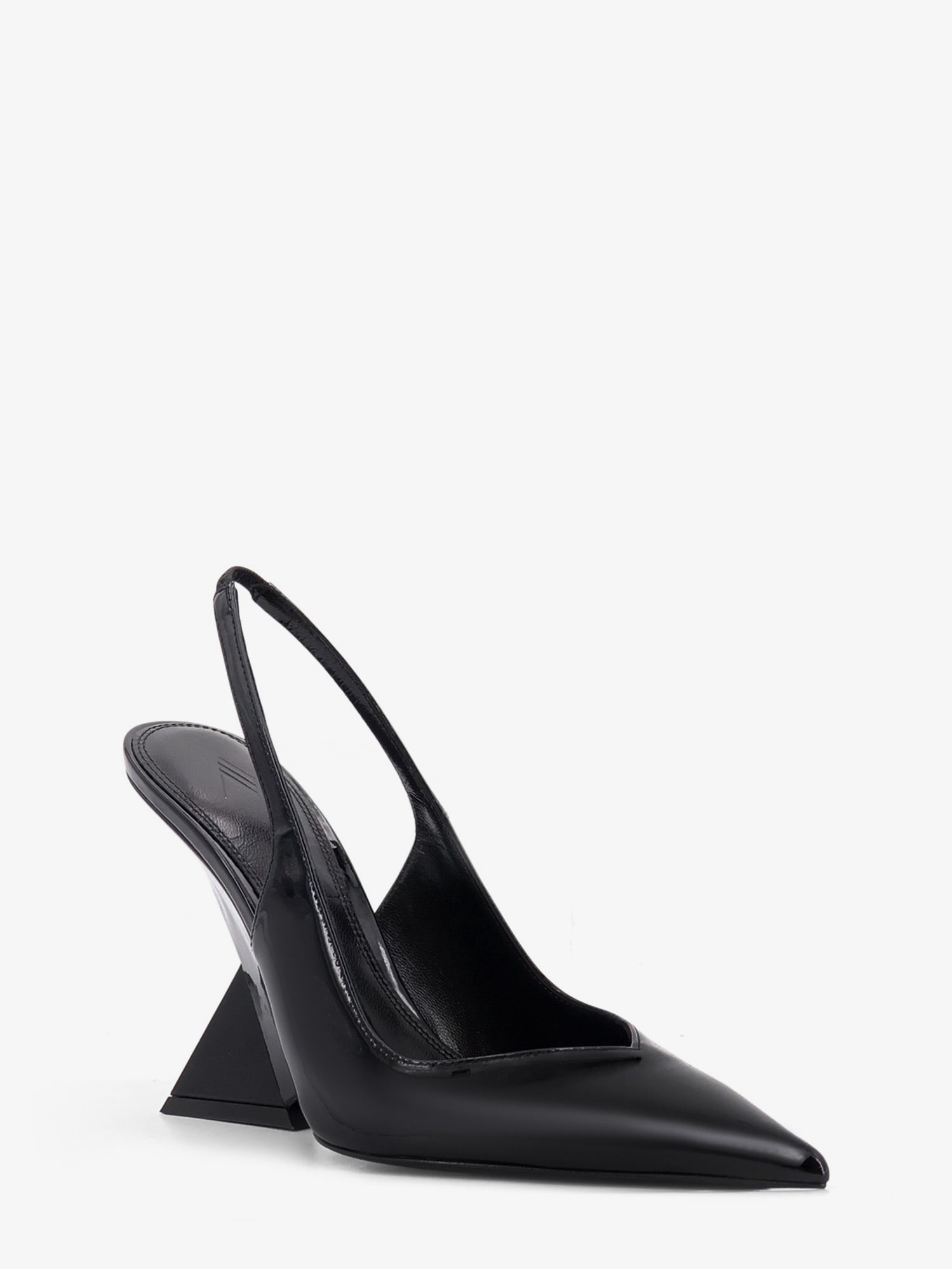 The Attico Cheope patent leather décolleté, view 2