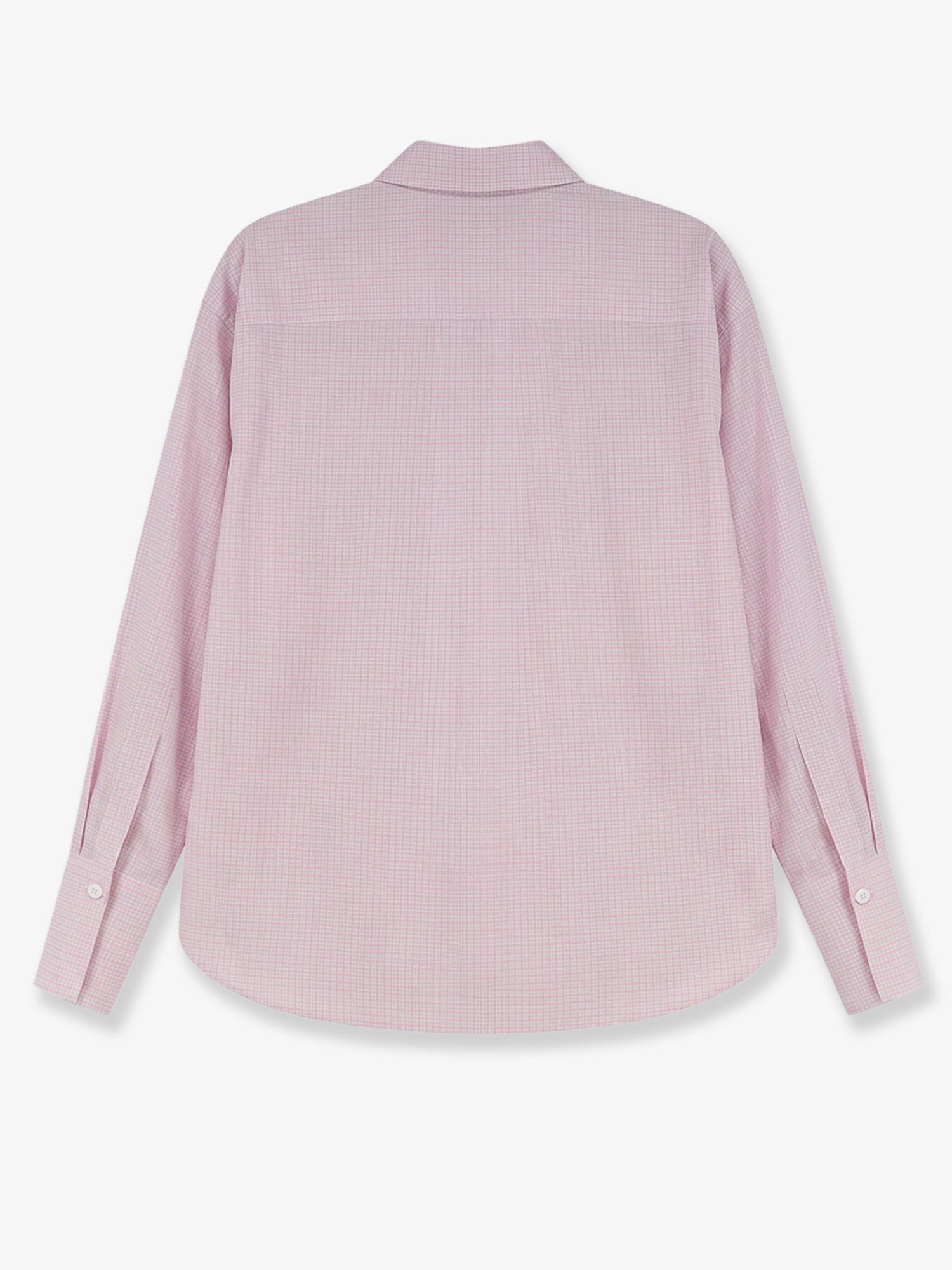 The Attico Cotton shirt with front embroidered logo, view 2
