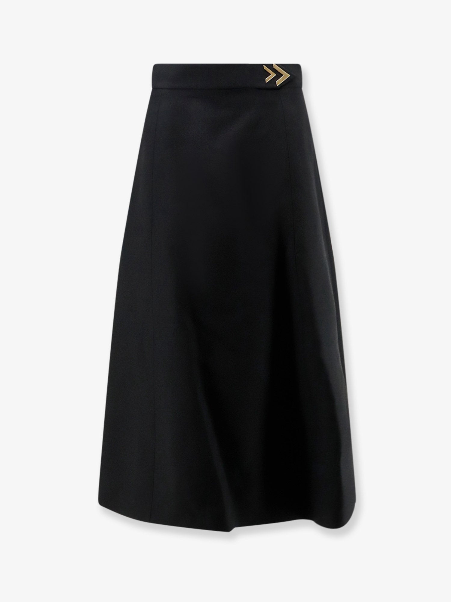 VALENTINO Crepe Couture midi skirt