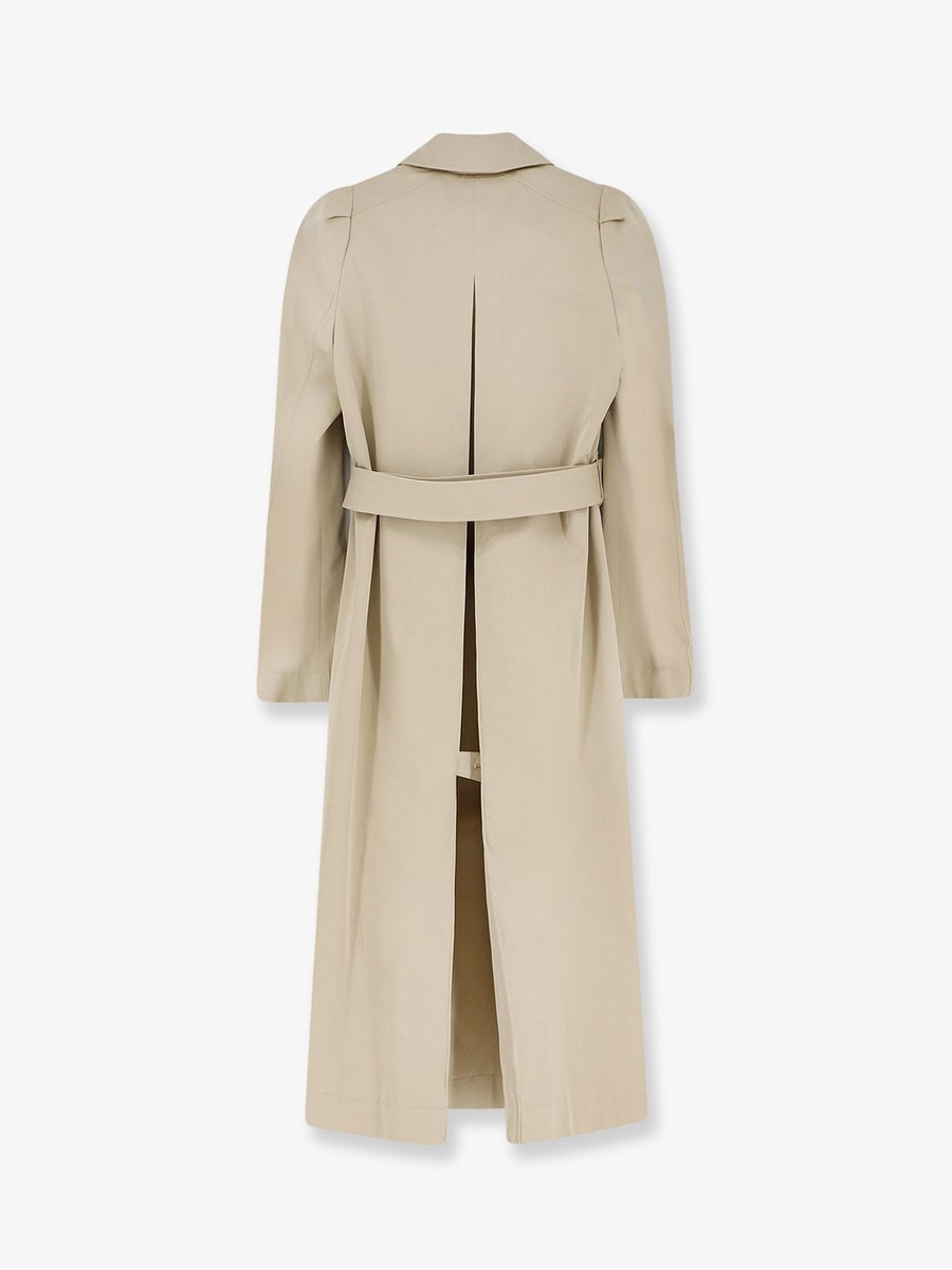 Alexander McQueen Cotton trench with Puff sleeves, view 4