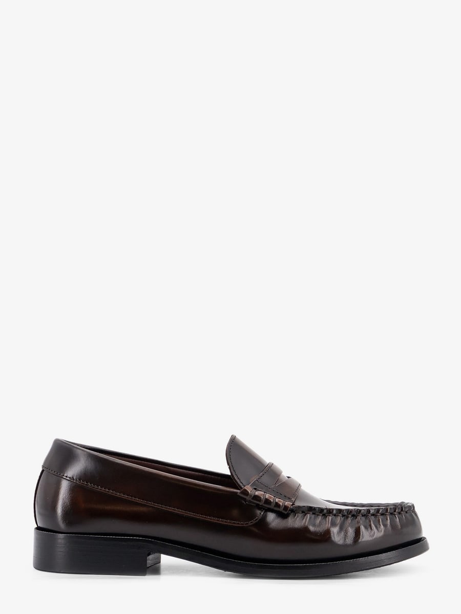 ALOHAS Leather Rivet loafers