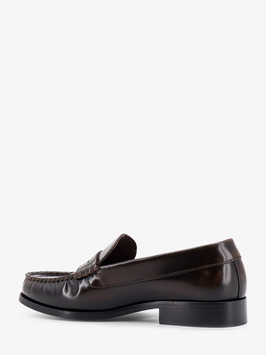 ALOHAS Leather Rivet loafers, view 3