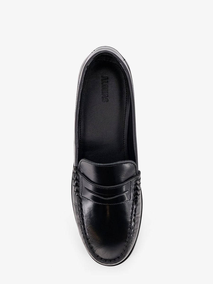 ALOHAS Rivet leather loafers, view 5