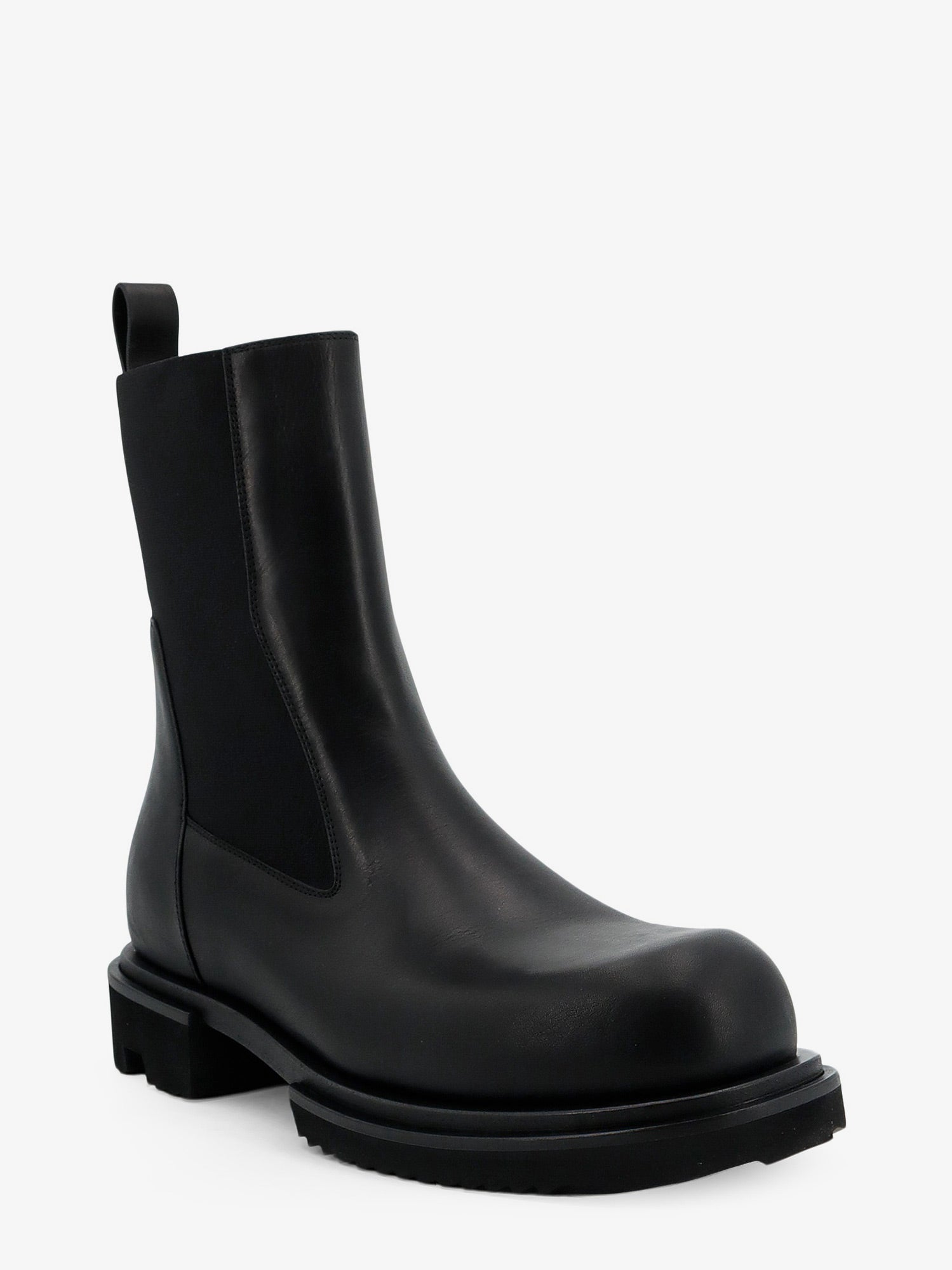 Rick Owens Gabe Leather Beatle Boots, view 2