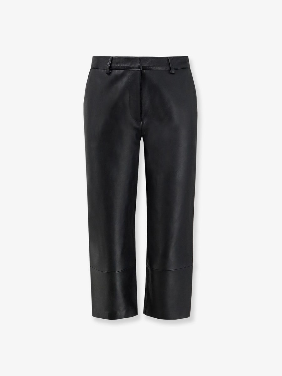 THE FRANKIE SHOP Lior Capri leather trousers