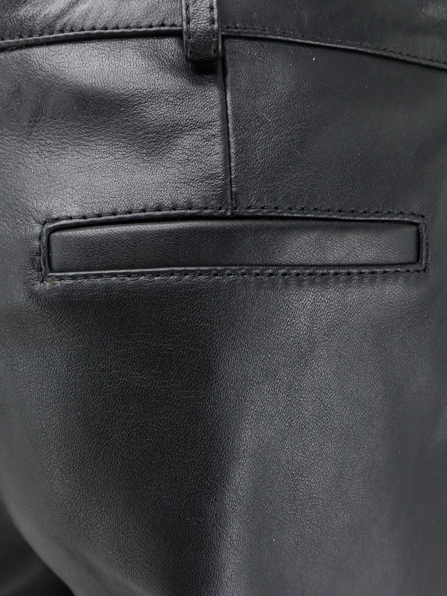 THE FRANKIE SHOP Lior Capri leather trousers, view 3