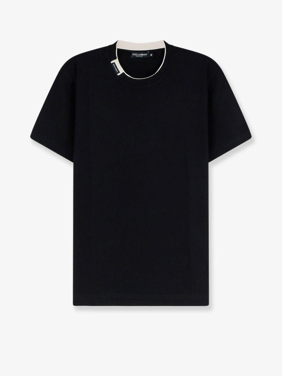 Dolce & Gabbana Cotton t-shirt with contrasting profile